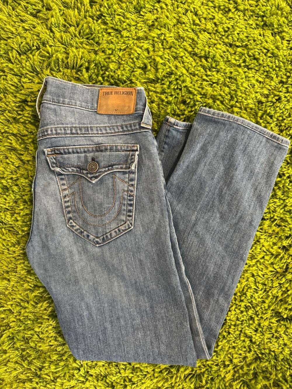 True Religion Ricky Relaxed Straight Leg Jeans Size 31